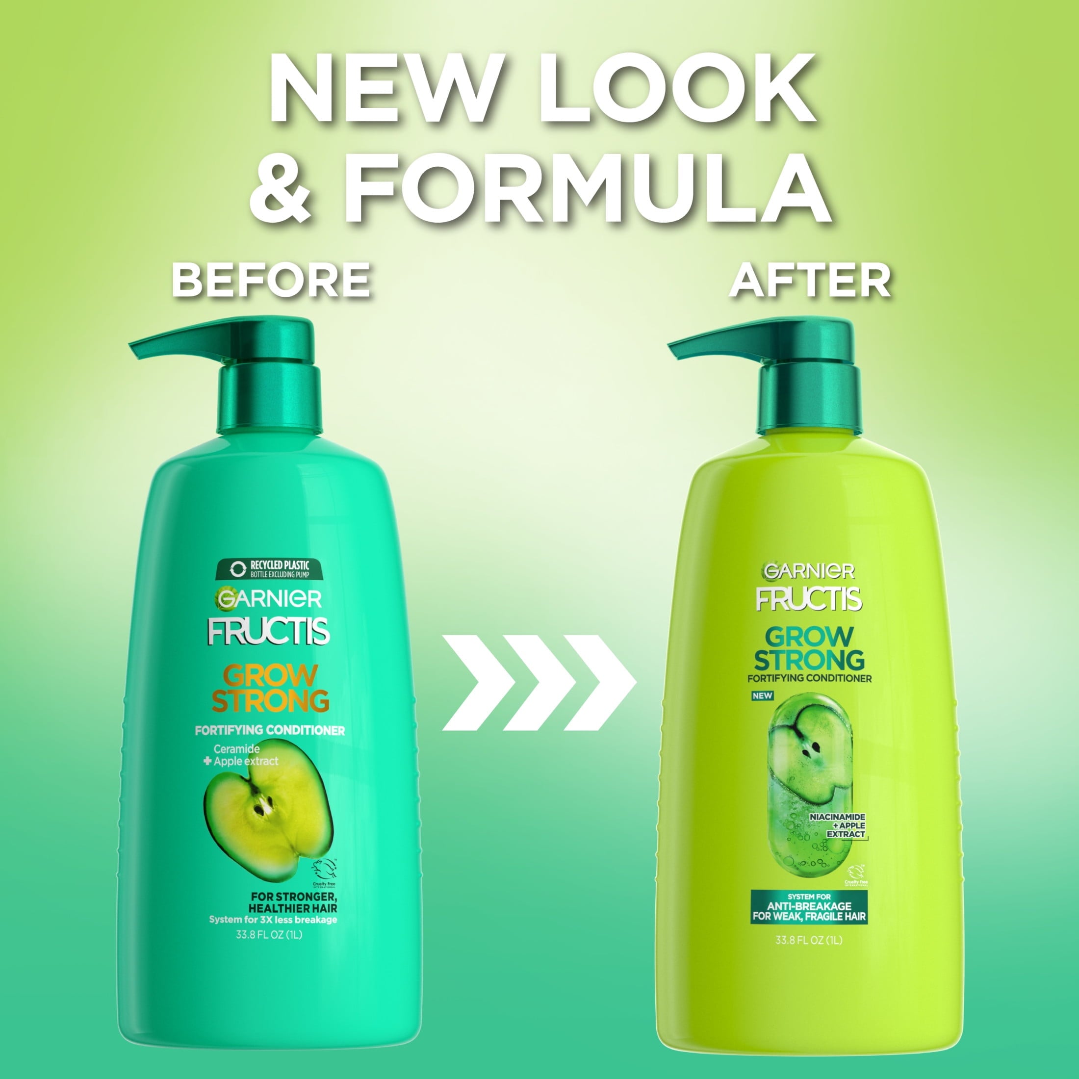 Garnier Fructis Grow Strong Conditioner, 33.8 fl oz
