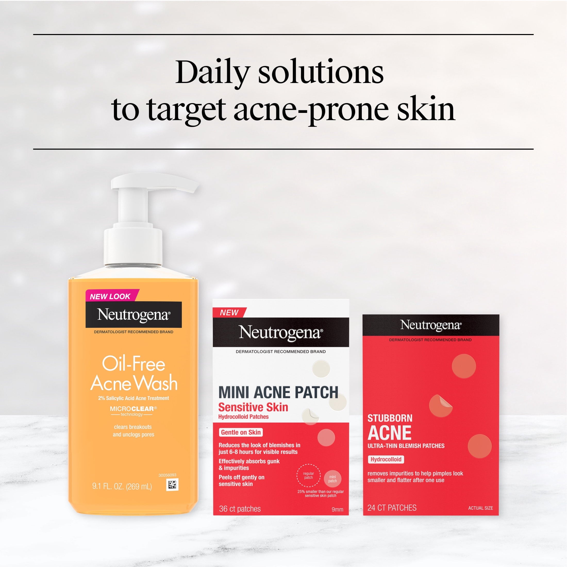 Neutrogena Stubborn Acne Patches for Face, 24 Count