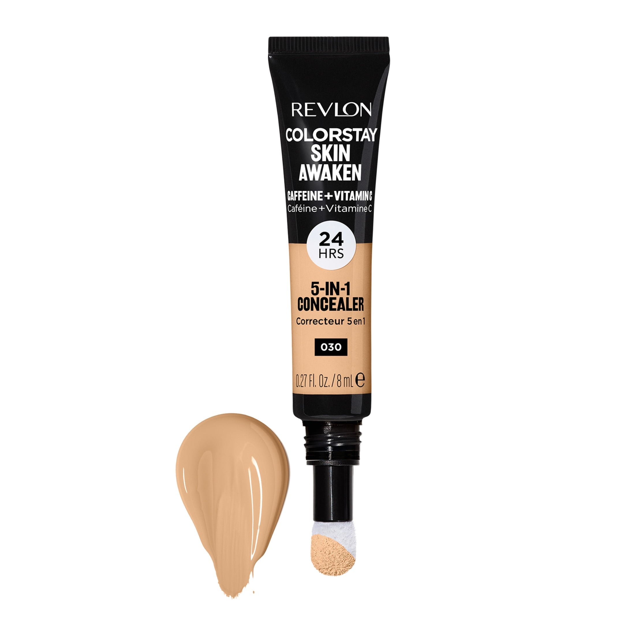 Revlon ColorStay Skin Awaken Cream Concealer Makeup, Longwear, 030 Light Medium, 0.27 fl oz