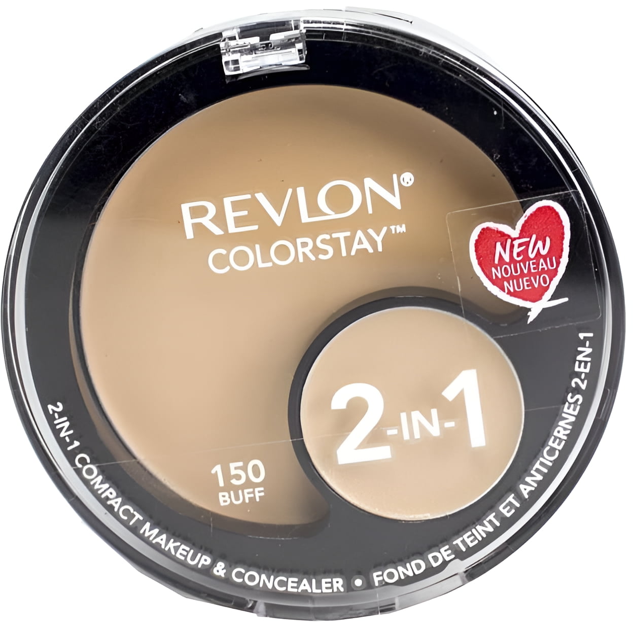 Revlon Colorstay 2-in-1 Compact Makeup and Concealer, Buff