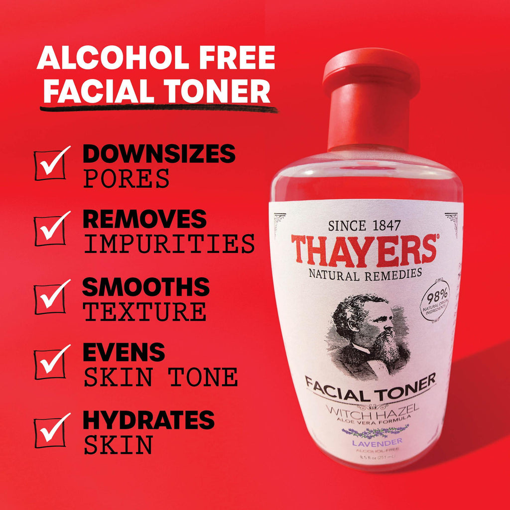 Thayers Lavender Witch Hazel Facial Toner, 8.5 oz