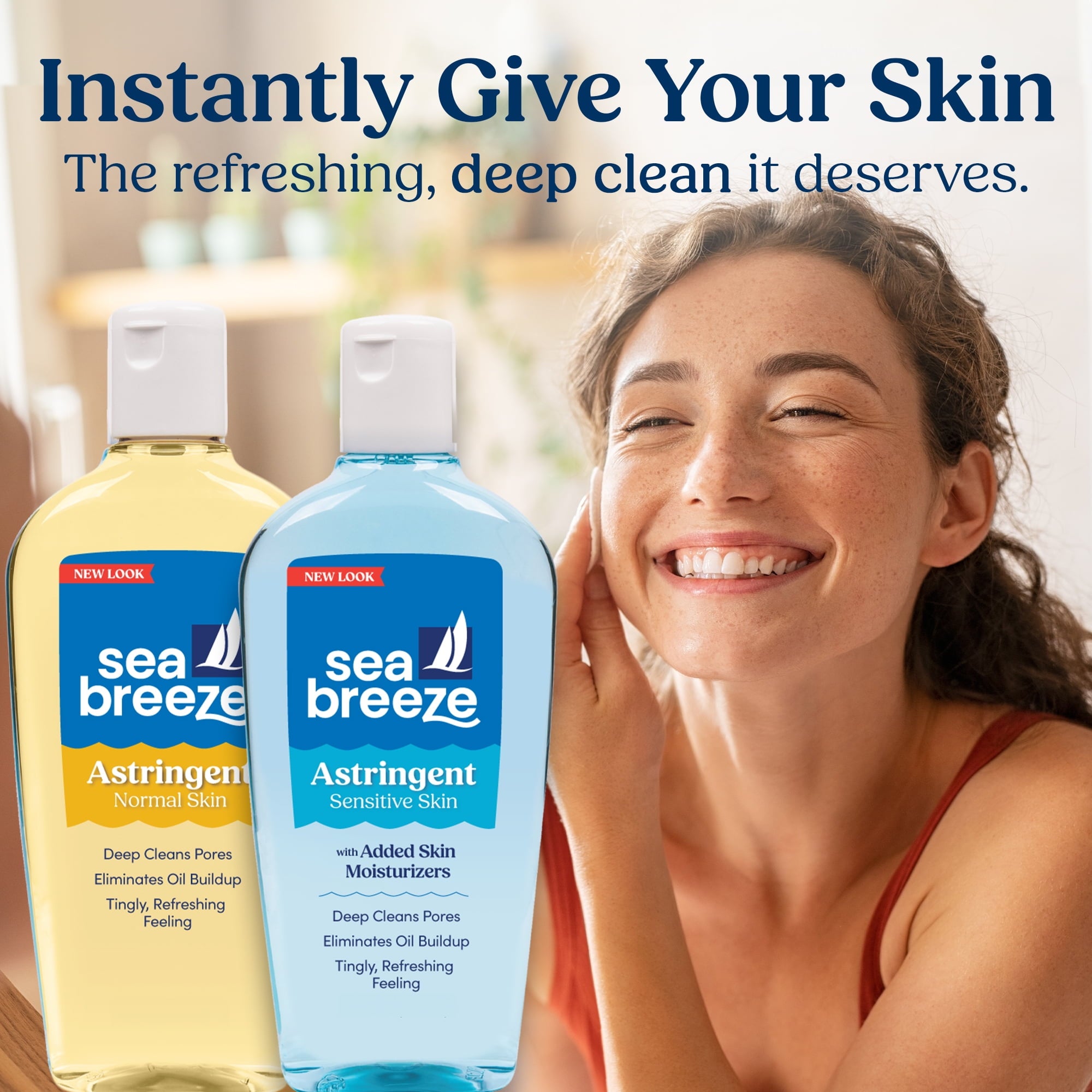 (2 pack) Sea Breeze Original Formula Astringent for All Skin, Acne and Blemishes, 16 fl oz