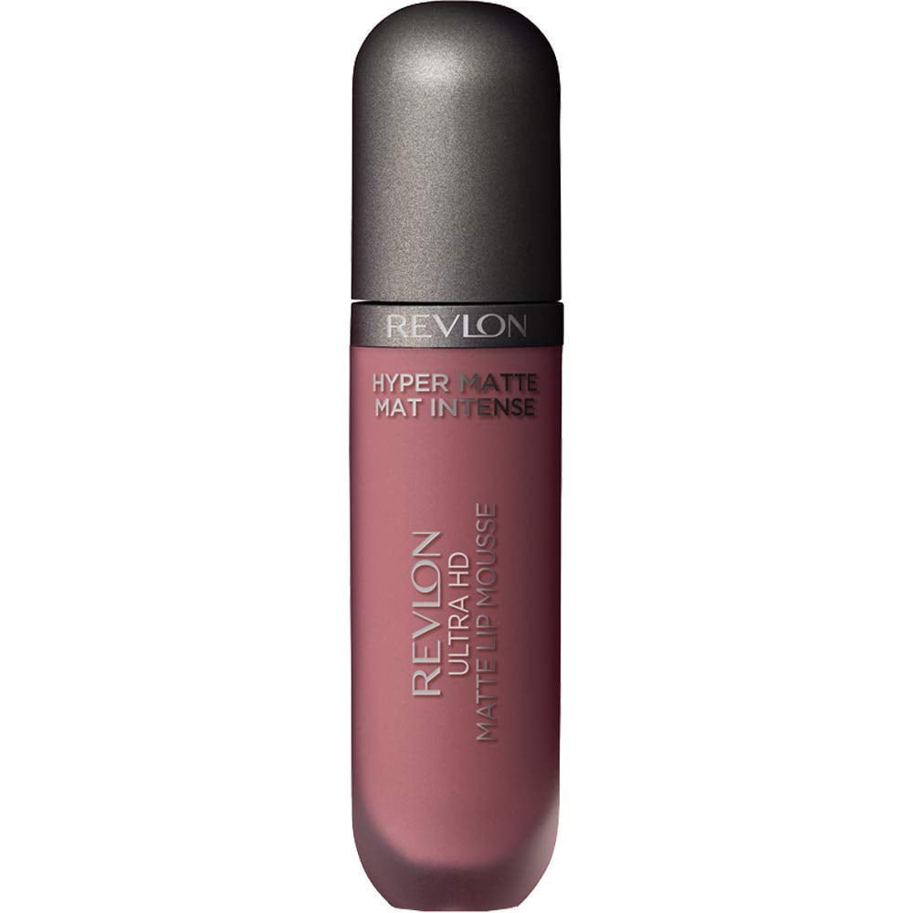 2 Pack Liquid Lipstick by Revlon, Face Makeup, Ultra HD Matte Lip Mousse, Longwear Rich Lip Colors in Plum / Berry, 830 Death Valley, 0.02 Oz