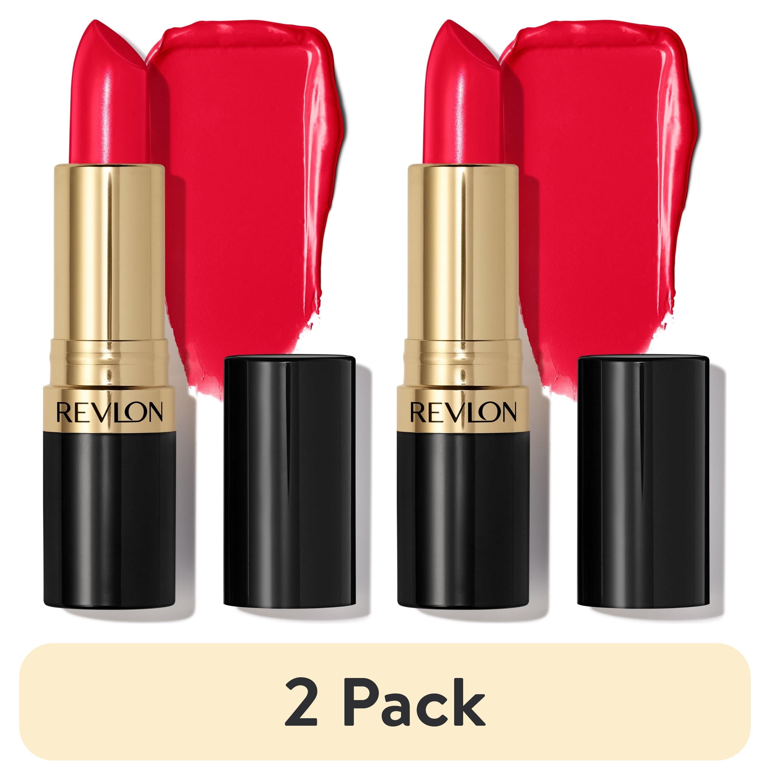 (2 pack) Revlon Super Lustrous Creme Lipstick, Creamy Formula, 435 Love That Pink, 0.15 oz