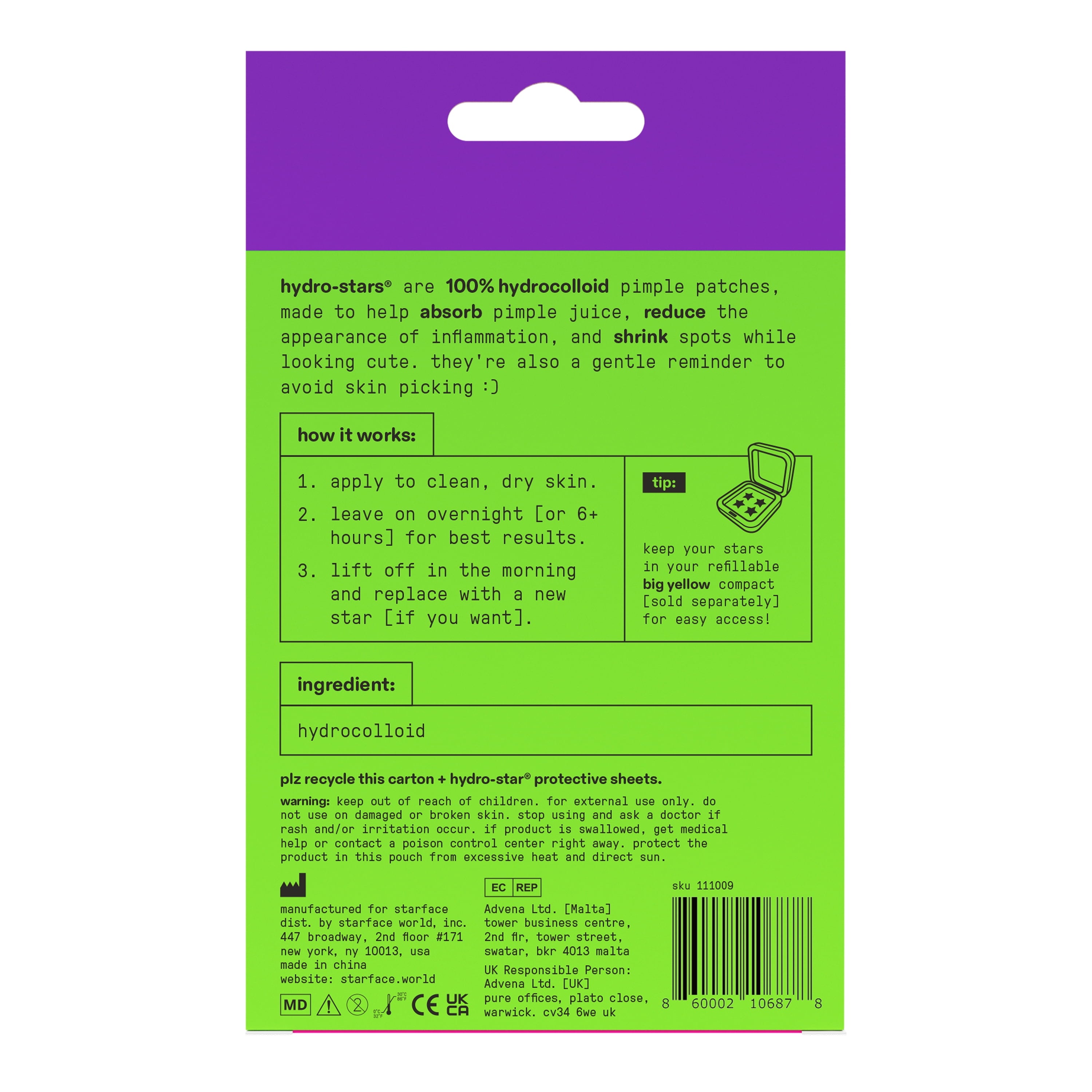 Starface Hydro-Star® Party Pack Pimple Patches - 32 Count
