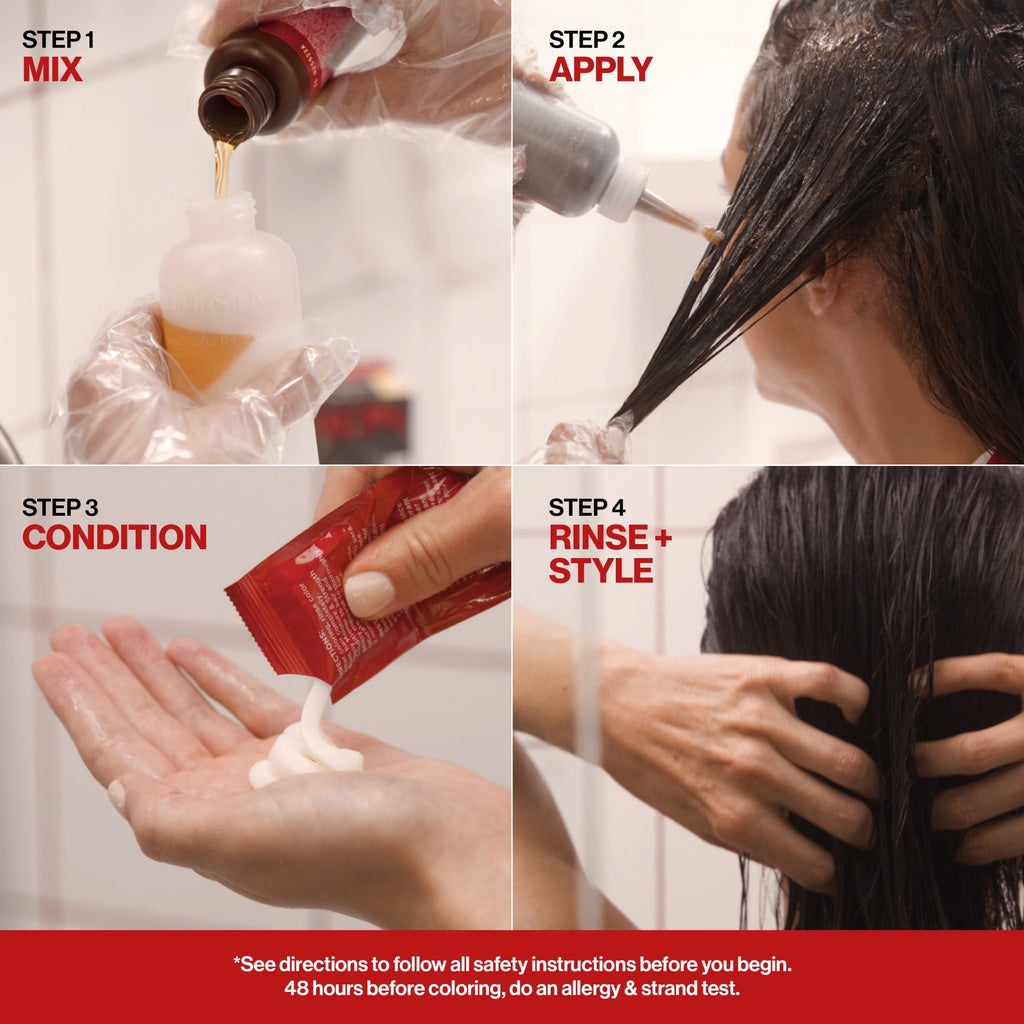 Revlon ColorSilk Permanent Hair Color, Bond Repair Complex, 30 Dark Brown, 1 pack