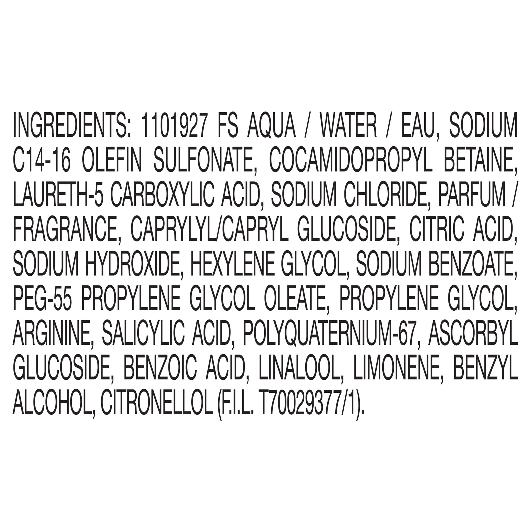 Garnier Fructis Hair Filler Vitamin Cg Strength Repair Shampoo, Adults, Damaged Hair, 10.1 fl oz
