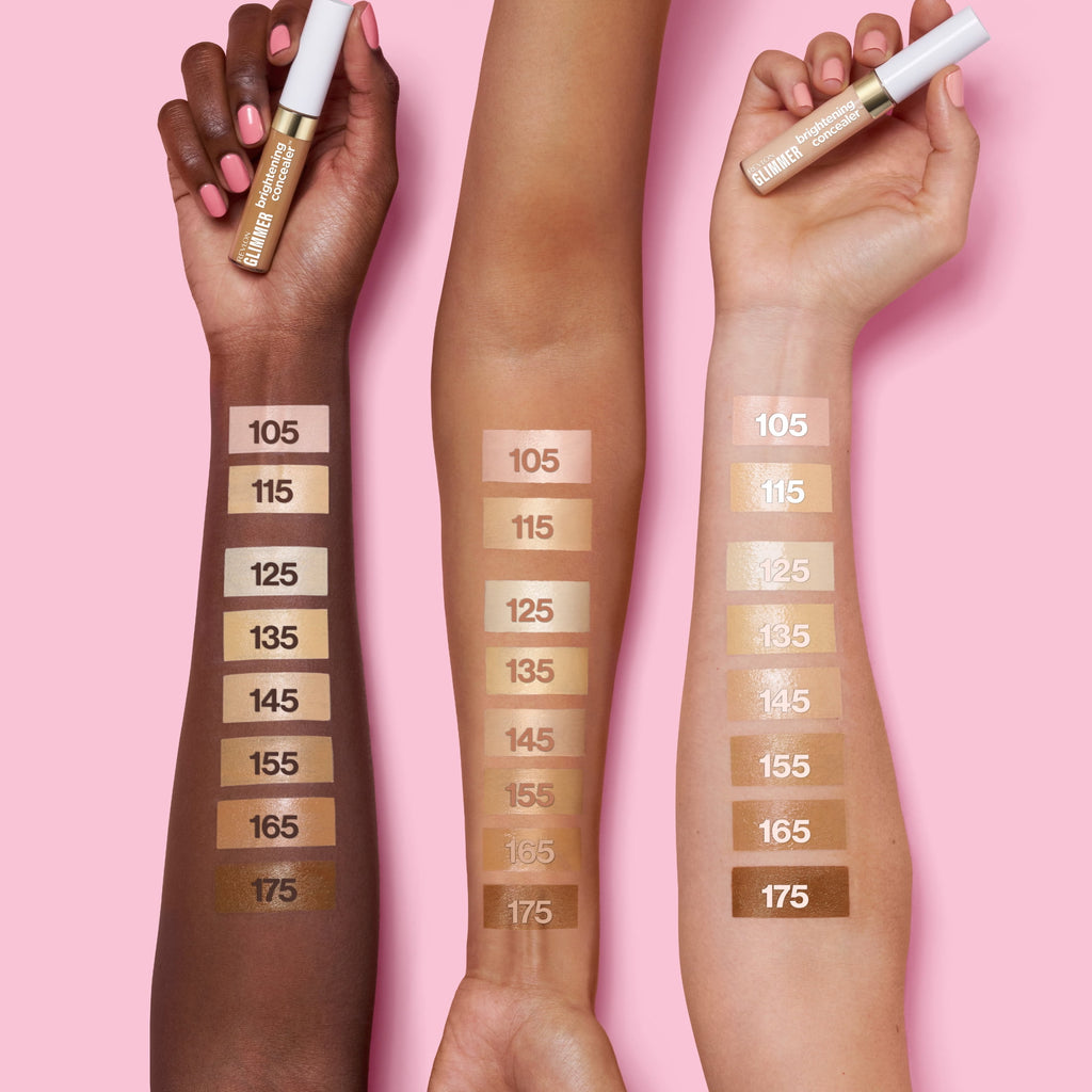 Revlon Glimmer Brightening Liquid Concealer, Buildable Coverage, 135, 0.3 fl oz