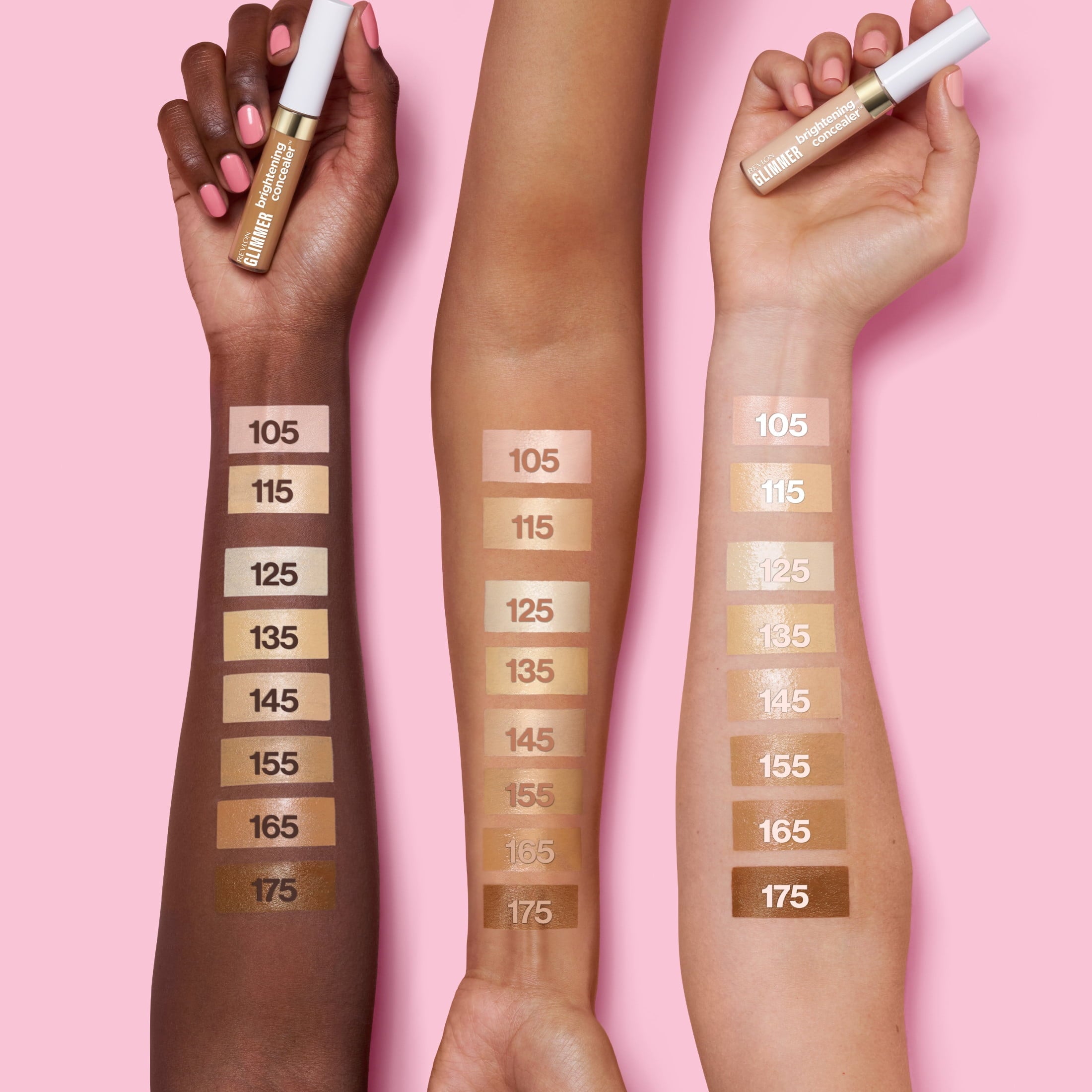 Revlon Glimmer Brightening Liquid Concealer, Buildable Coverage, 135, 0.3 fl oz