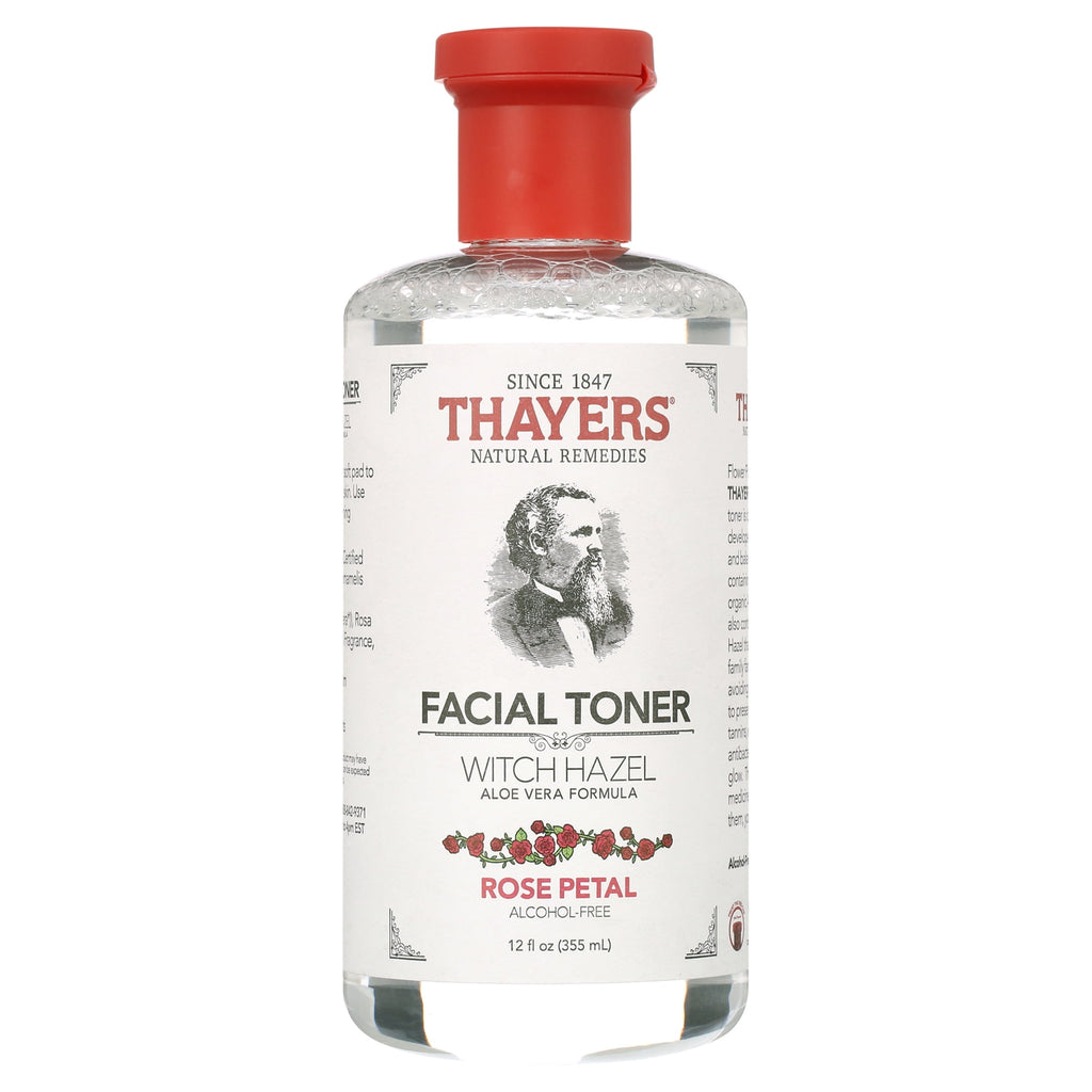 (3 pack) Thayers Witch Hazel Aloe Vera Toner, Rose Petal, 12 fl oz