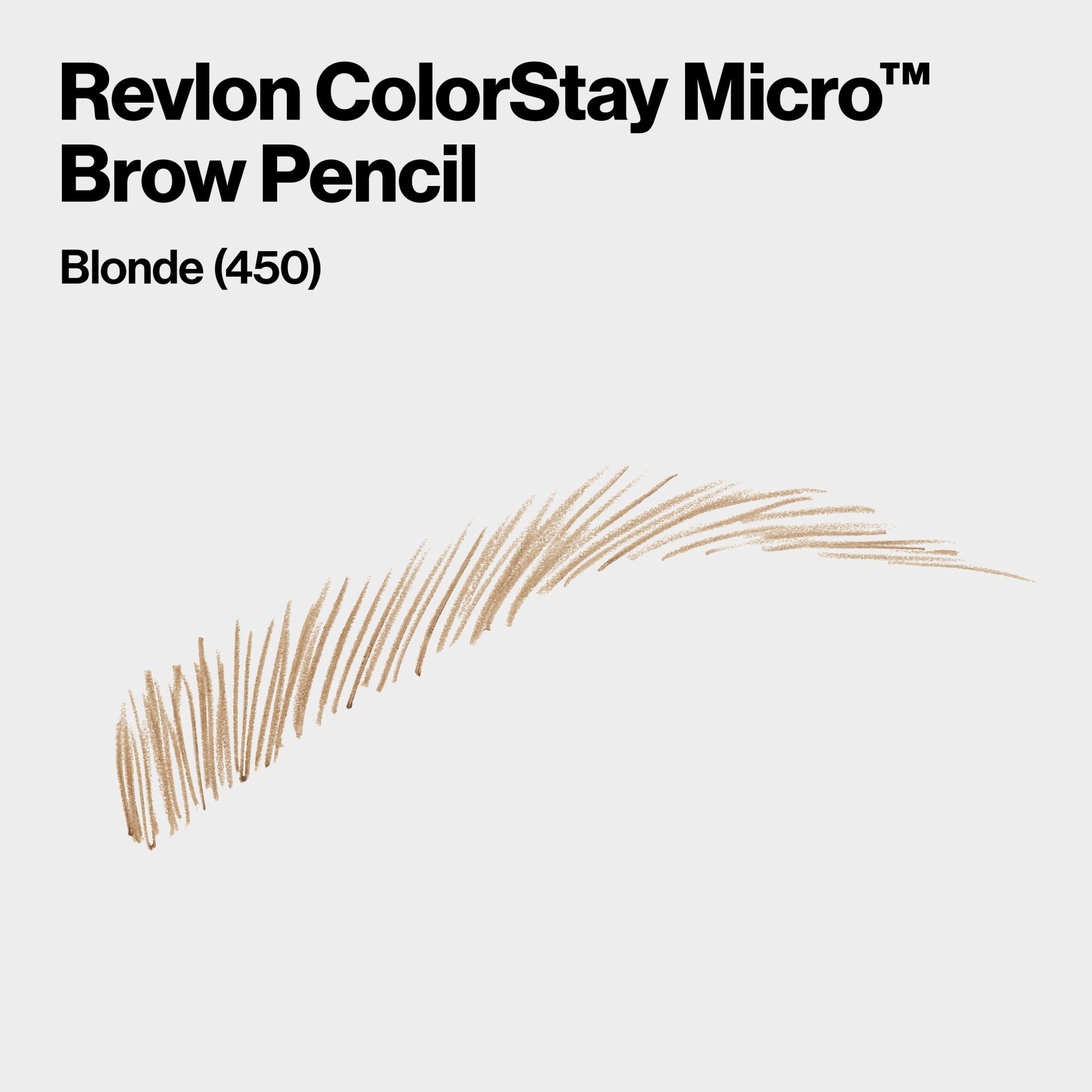 Revlon ColorStay Micro Waterproof and Long Wearing Eyebrow Pencil, 450 Blonde, 0.003 oz