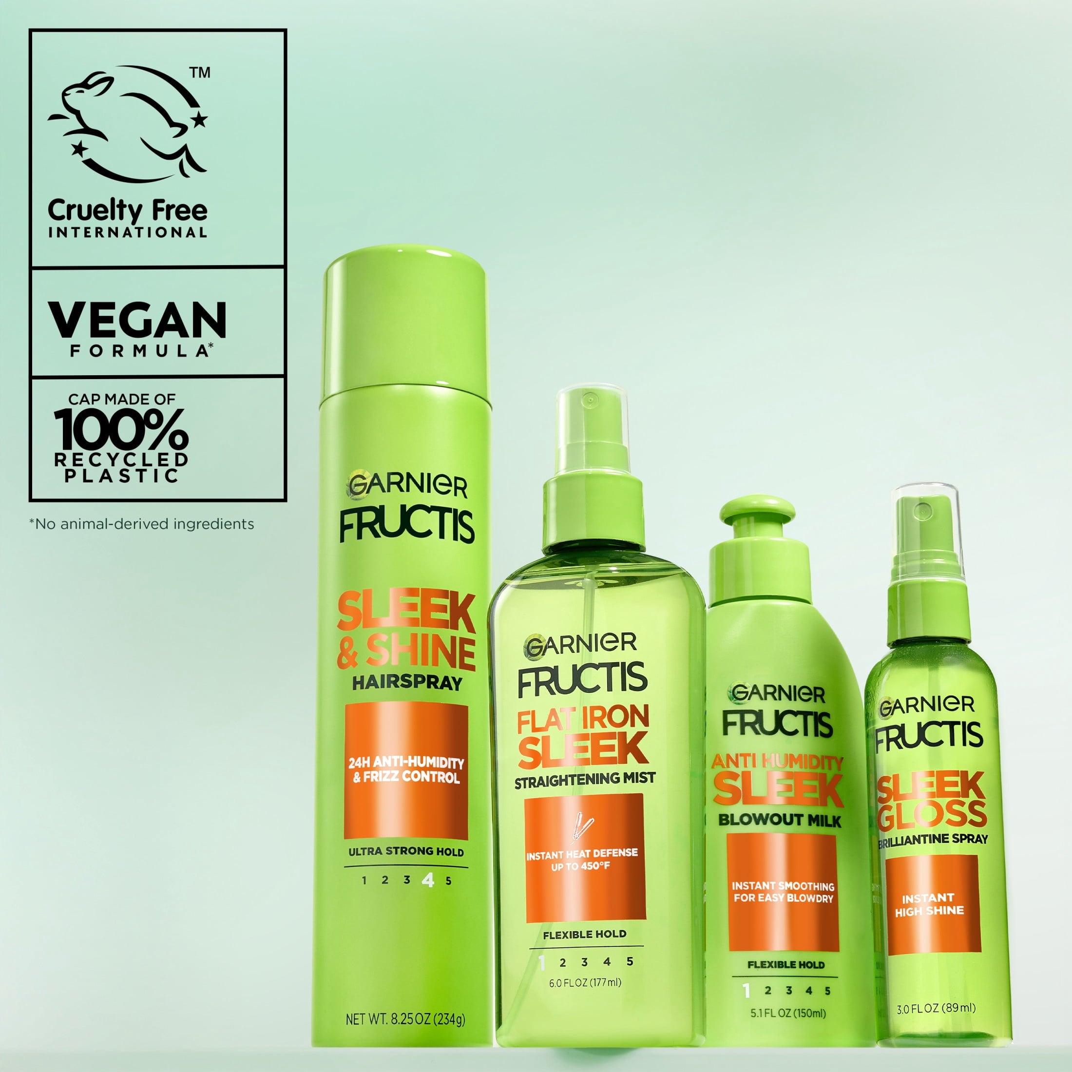Garnier Fructis Style Brilliantine Shine Glossing Spray, Dry Hair, Unisex, 3 fl oz