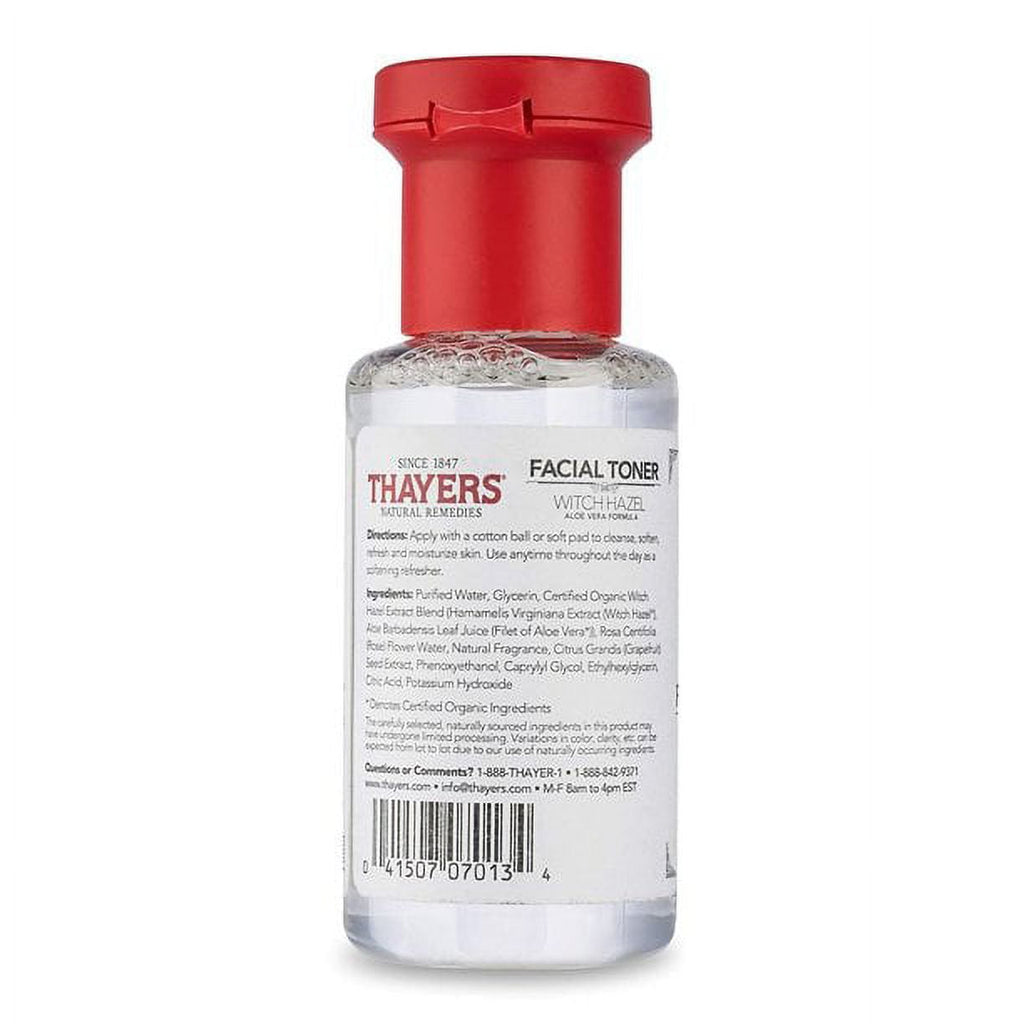 (2 pack) THAYERS, WTCH HZL,RSE PTL,AF,TRLSZ 3 FZ