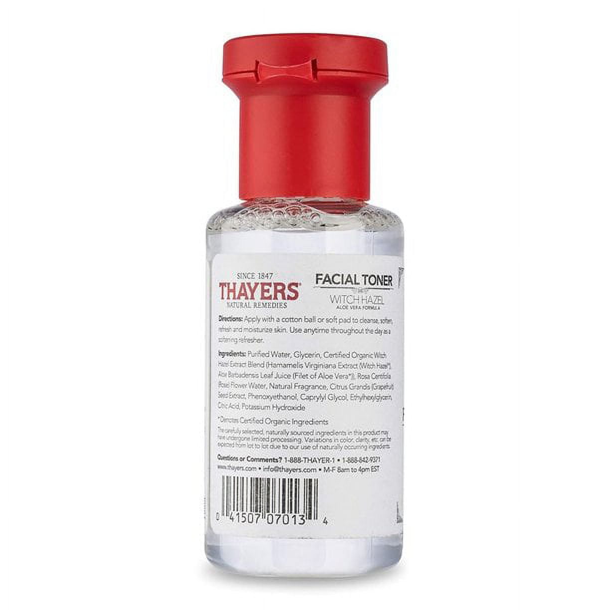 (2 pack) THAYERS, WTCH HZL,RSE PTL,AF,TRLSZ 3 FZ