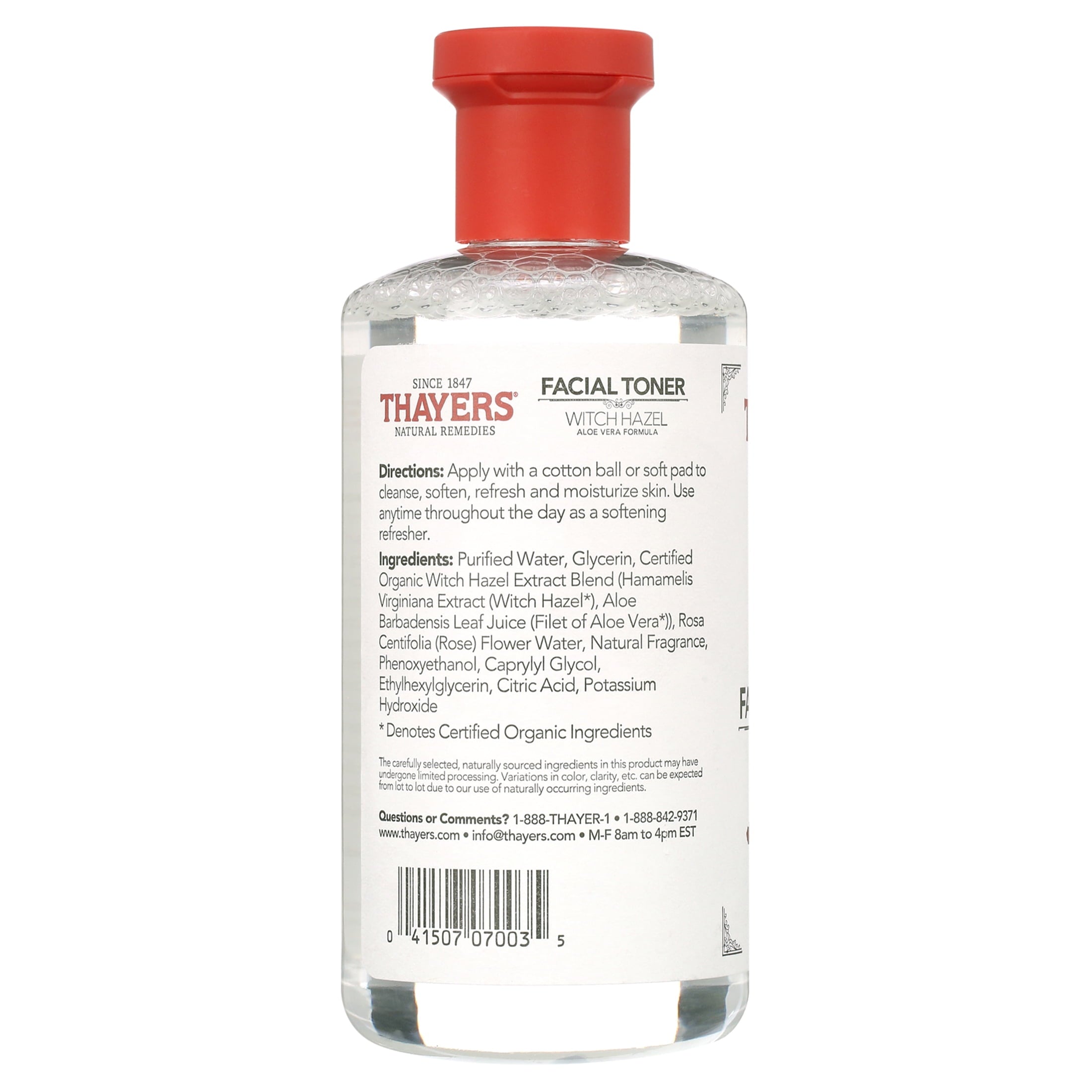(3 pack) Thayers Witch Hazel Aloe Vera Toner, Rose Petal, 12 fl oz