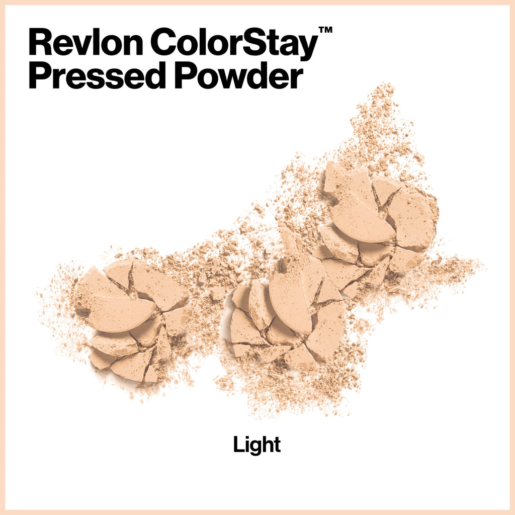 Revlon ColorStay Pressed Powder Makeup, Full Coverage, Longwearing, 820 Light, 0.3 oz