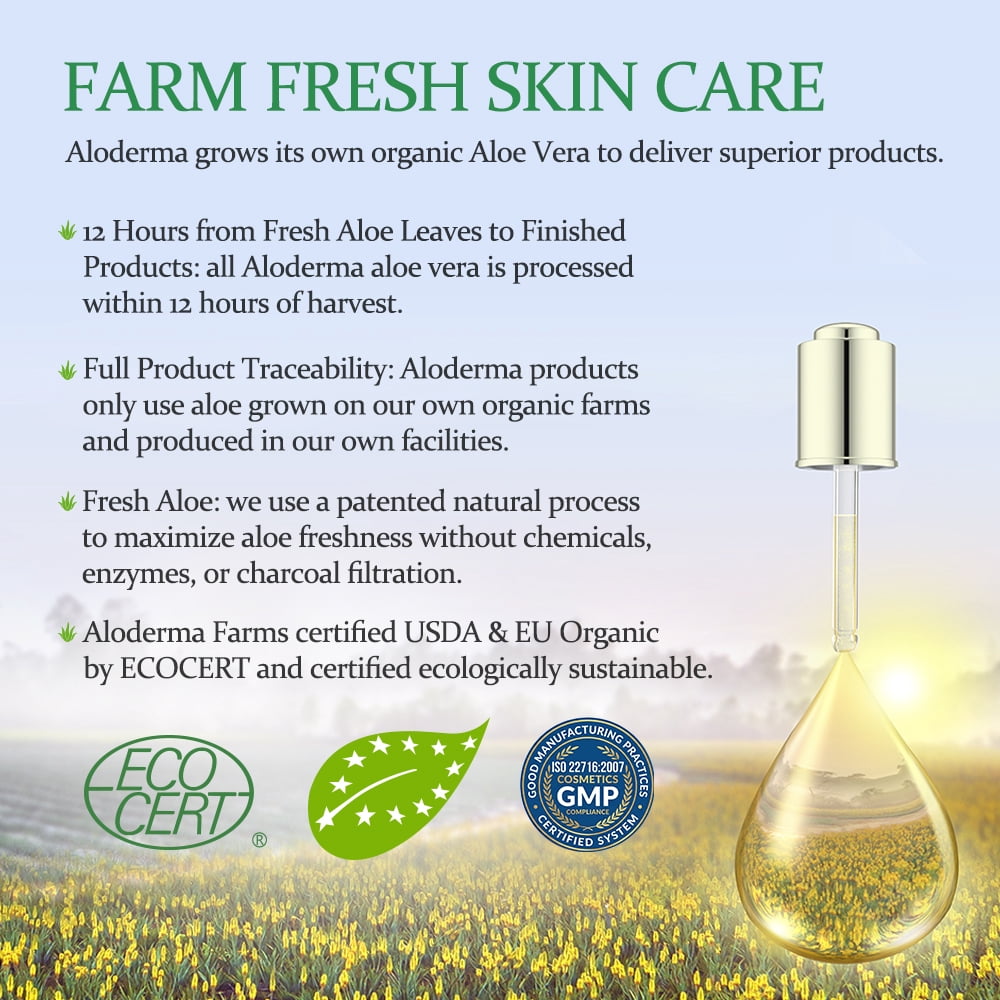 Aloderma Aloe Hydrating Facial Toner with 91% Organic Aloe Vera Juice - Moisturizing Toner for Face with Bergamot Oil - Aloe Vera Face Toner for Women & Men for Deep Hydration & Nourishment
