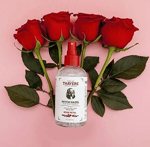 Thayers Witch Hazel Alcohol Free Rose Petal Facial Mist Toner, Rose, 8 Oz, 2 Pack