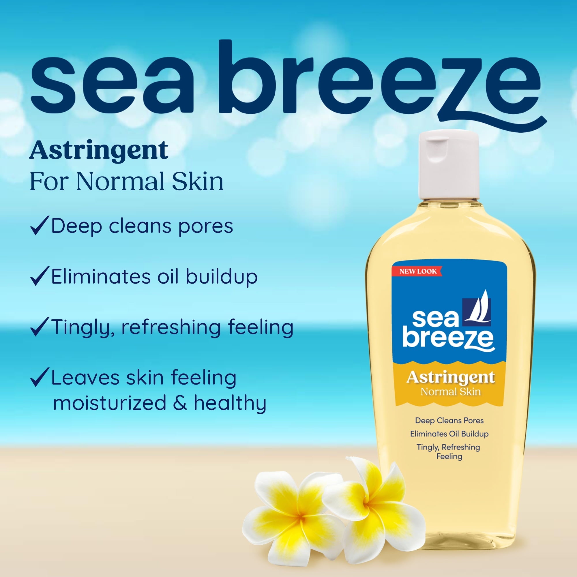 (2 pack) Sea Breeze Original Formula Astringent for All Skin, Acne and Blemishes, 16 fl oz