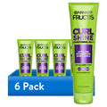 (6 pack) Garnier Fructis Style Bouncy Curls Hair Styling Gel with Shea Butter, 5.1 fl oz