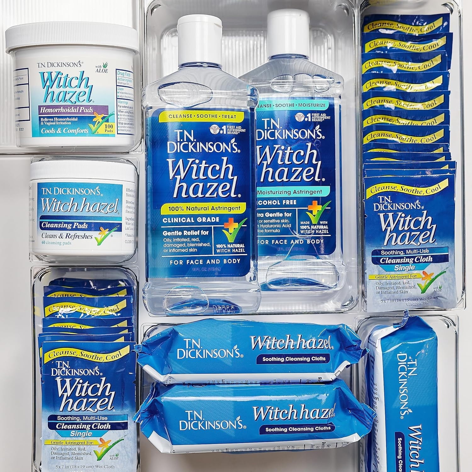 T.N. Dickinson's Witch Hazel Astringent, 100% Natural, 16 fl oz