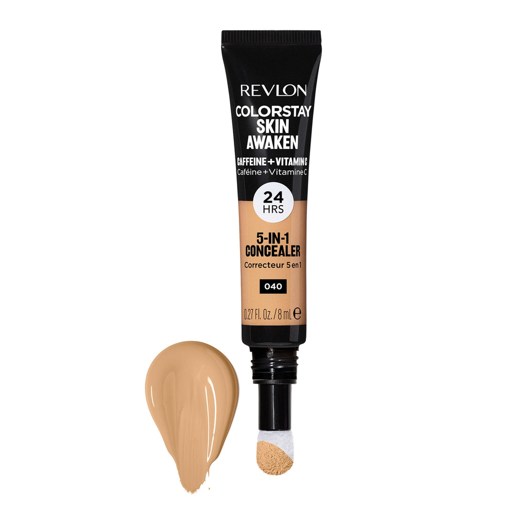 Revlon ColorStay Skin Awaken Cream Concealer Makeup, Longwear, 040 Medium, 0.27 fl oz