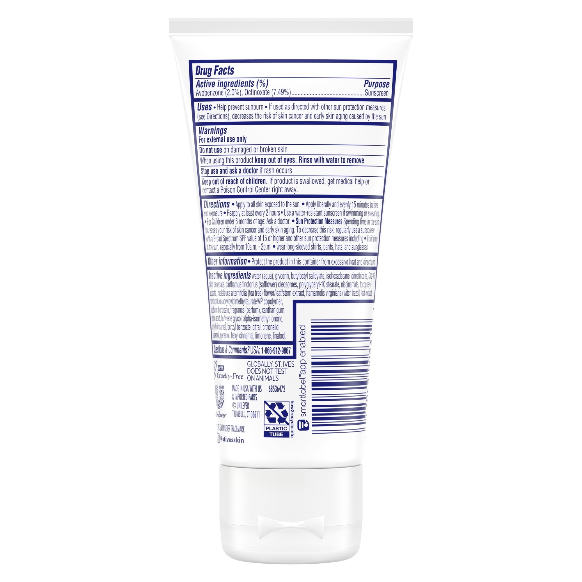 St. Ives Solutions 3-in-1 SPF 25 Moisturizer Hydrates and Balances Oily to Acne Prone Skin, Sheer SPF Clear Skin Made with 100% Natural Tea Tree Extract and Witch Hazel 3 oz