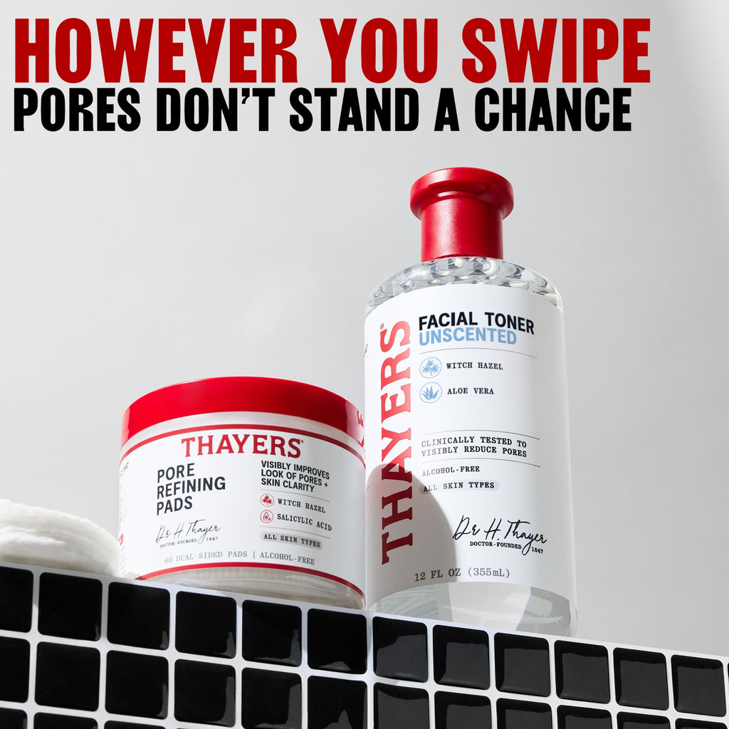 Thayers Face Care Pore Refining Pads with Witch Hazel and Salicylic Acid 60 Count, 1 Kit
