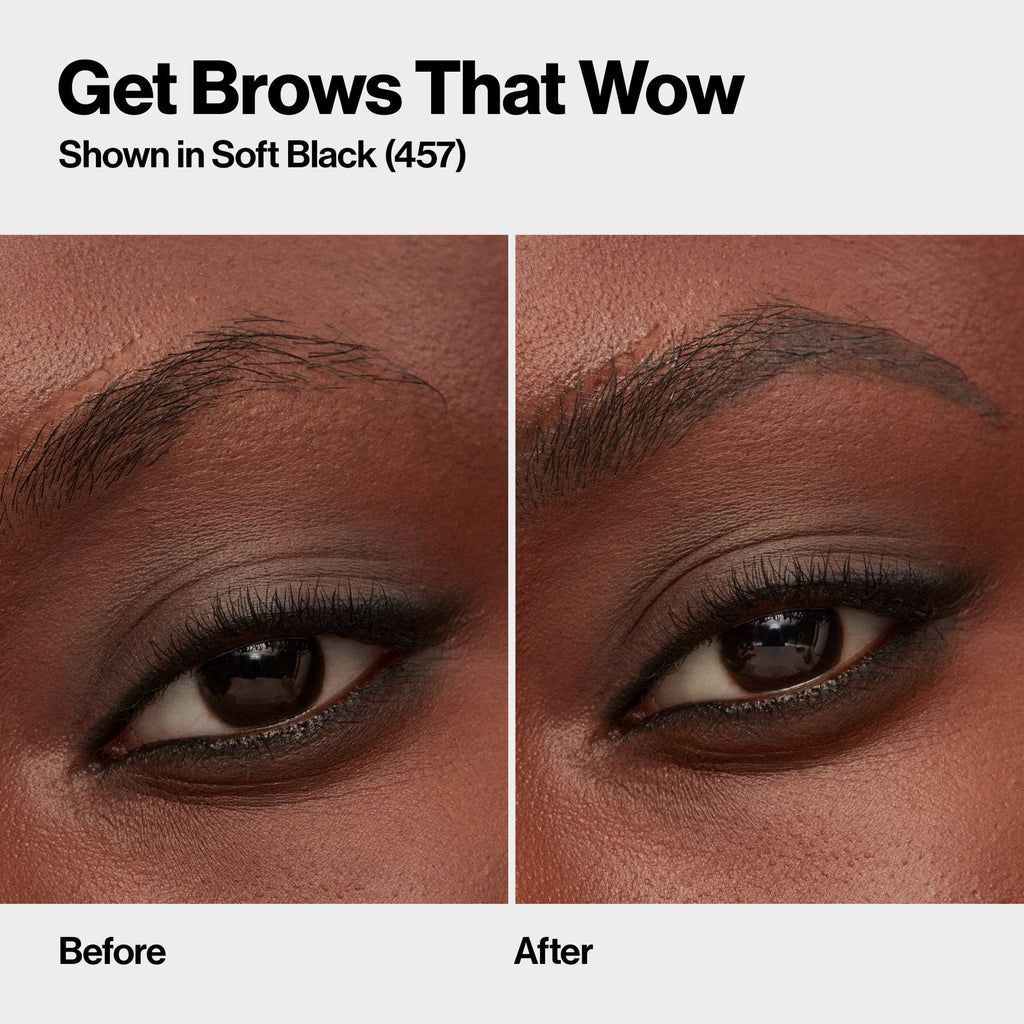 Revlon ColorStay Micro Waterproof and Long Wearing Eyebrow Pencil, 457 Soft Black, 0.003 oz