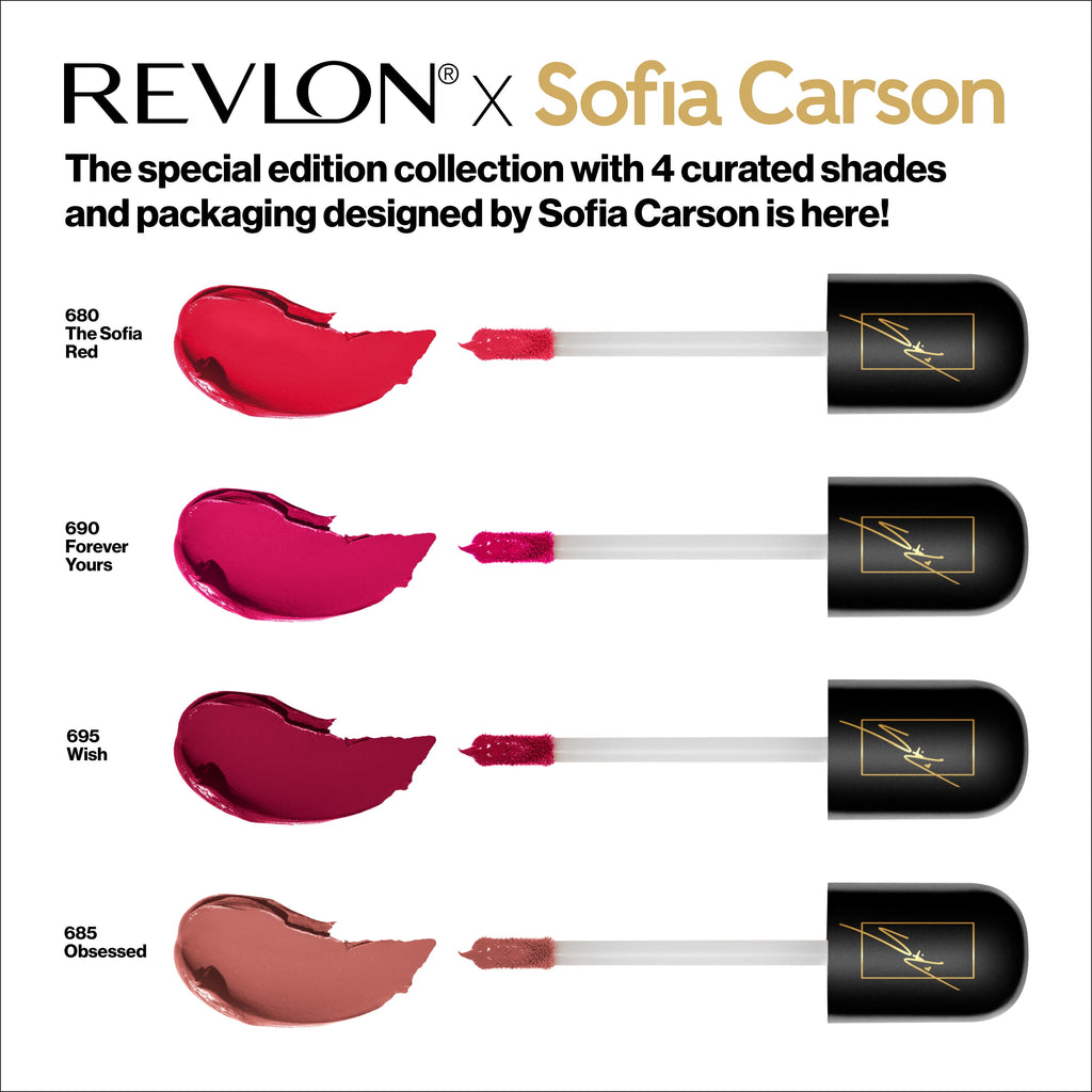 Revlon x Sofia Carson Ultra HD Matte Lipcolor Moisturizing Lipstick - Wish