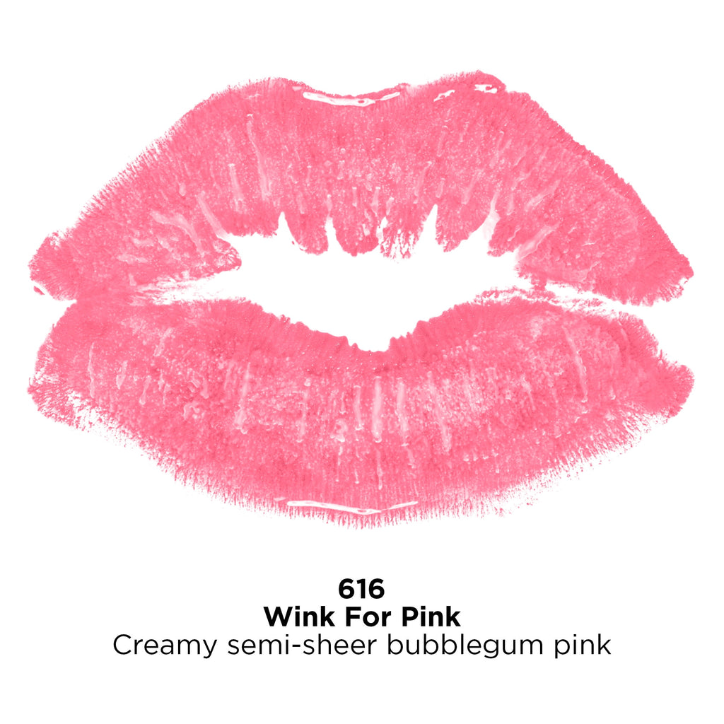 Revlon Super Lustrous Lipstick with Vitamin E and Avocado Oil, Wink For Pink (616), 0.15 oz
