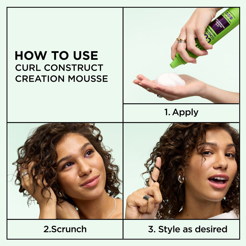 (6 pack) Garnier Fructis Style Curl Construct Creation Mousse, For Curly Hair, 6.8 oz.