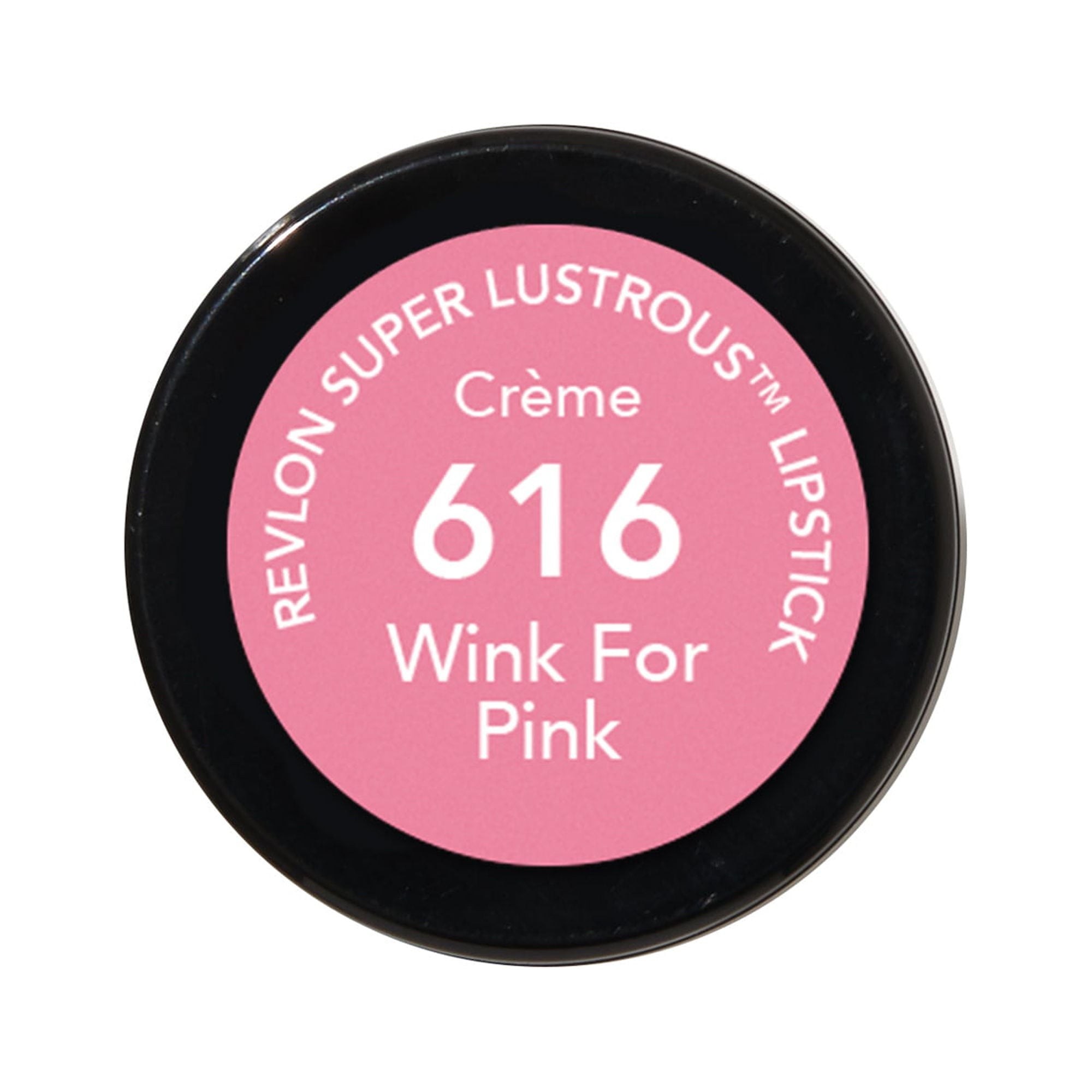 Revlon Super Lustrous Lipstick with Vitamin E and Avocado Oil, Wink For Pink (616), 0.15 oz