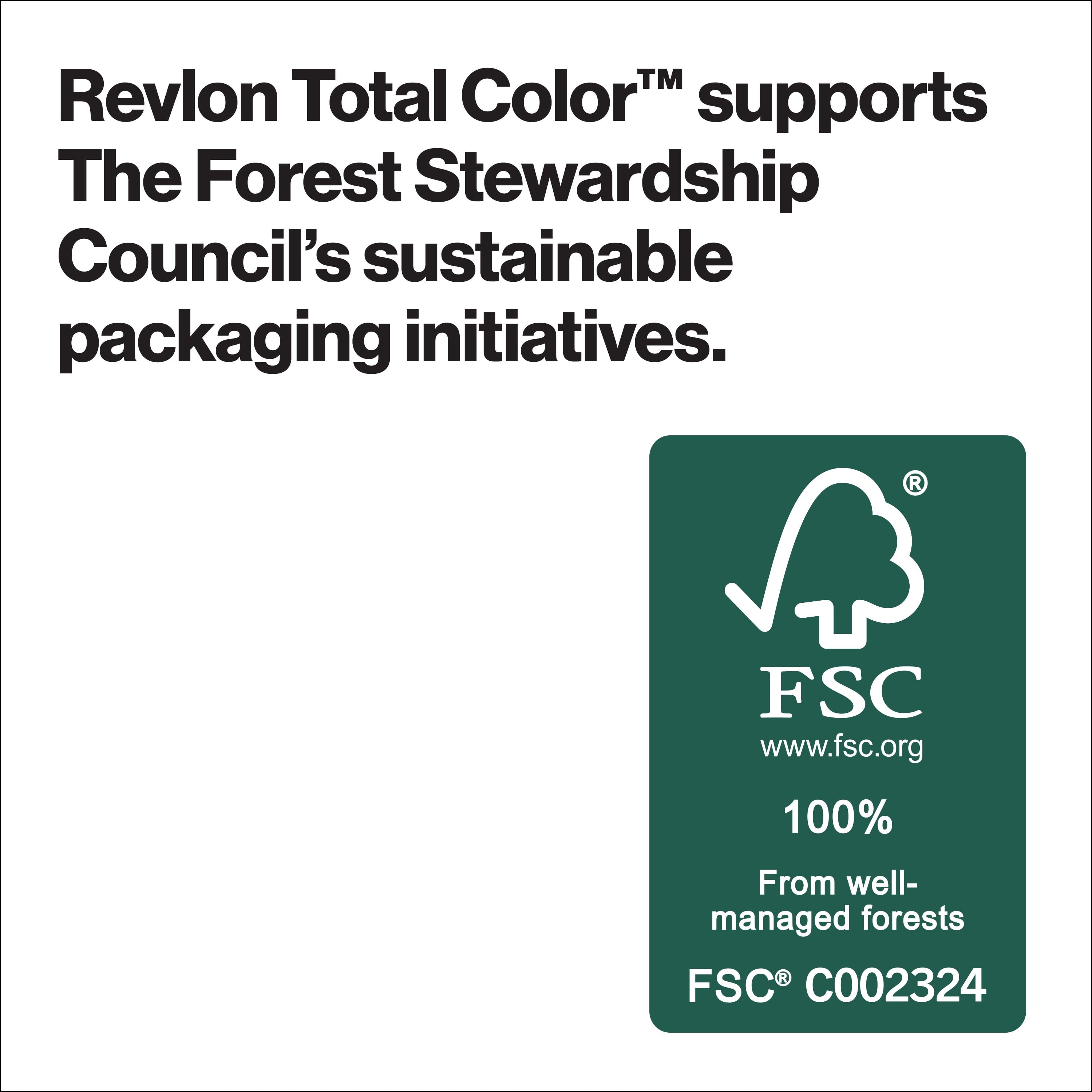 Revlon Total Color Hair Color, Clean and Vegan, 100% Gray Coverage Permanent Hair Dye - 53 Medium Golden Brown