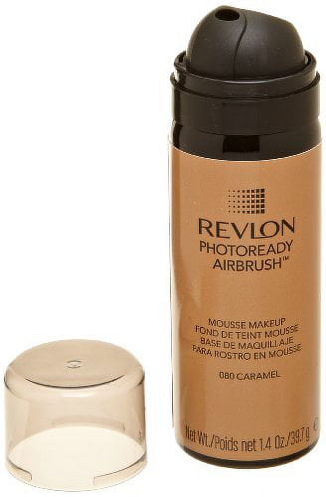 REVLON Photoready Airbrush Mousse Makeup, Caramel, 1.4 Ounce