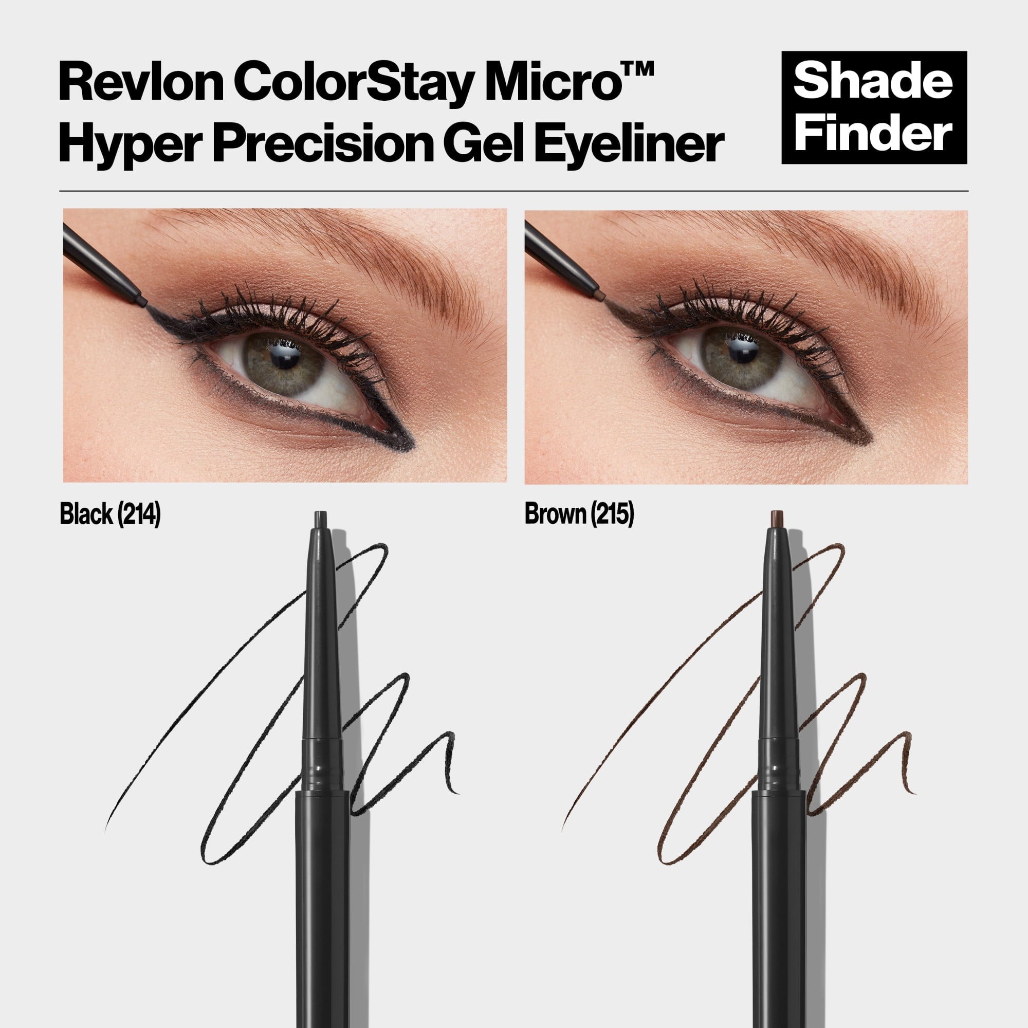 Revlon ColorStay Micro™ Hyper Precision Gel Eyeliner, 214 Black, 0.002 oz