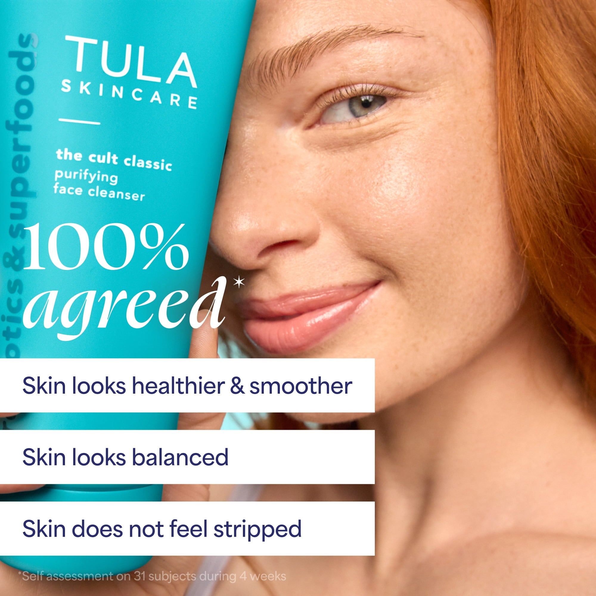TULA Skin Care The Cult Classic Purifying Face Cleanser, Full and Travel Size Duo, Set of 2