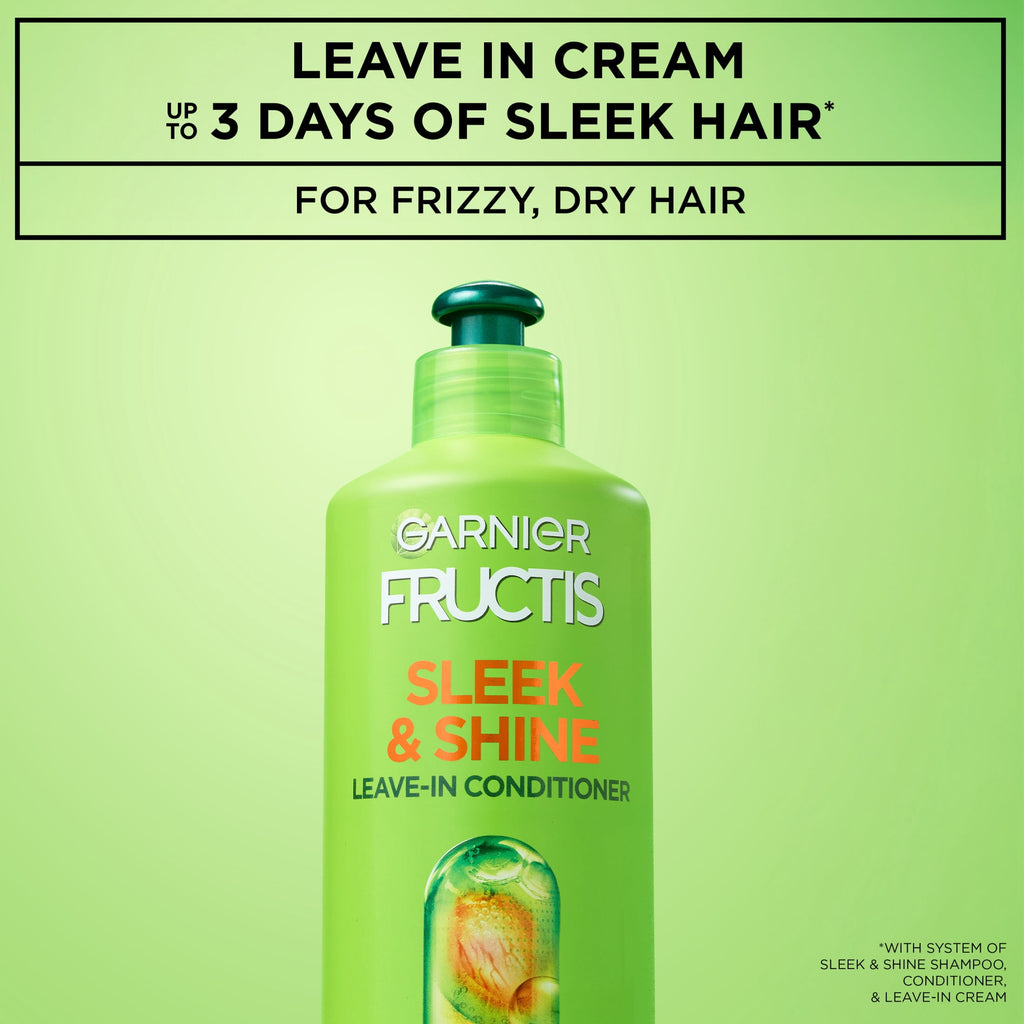 Garnier Fructis Sleek Leave-In Hair Conditioner XL, 16.9 fl oz