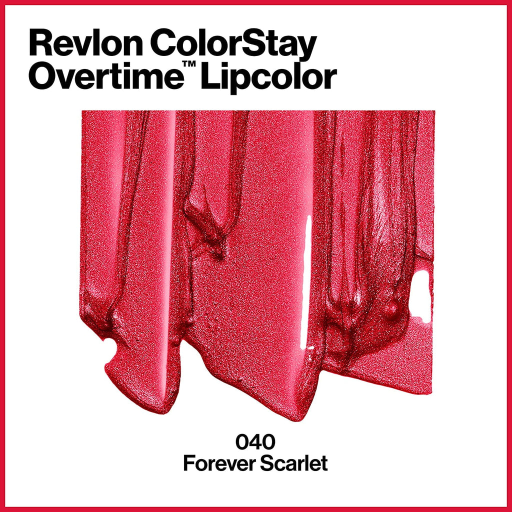 Revlon Colorstay Overtime Lipcolor - 040 Forever Scarlet 2-Pack