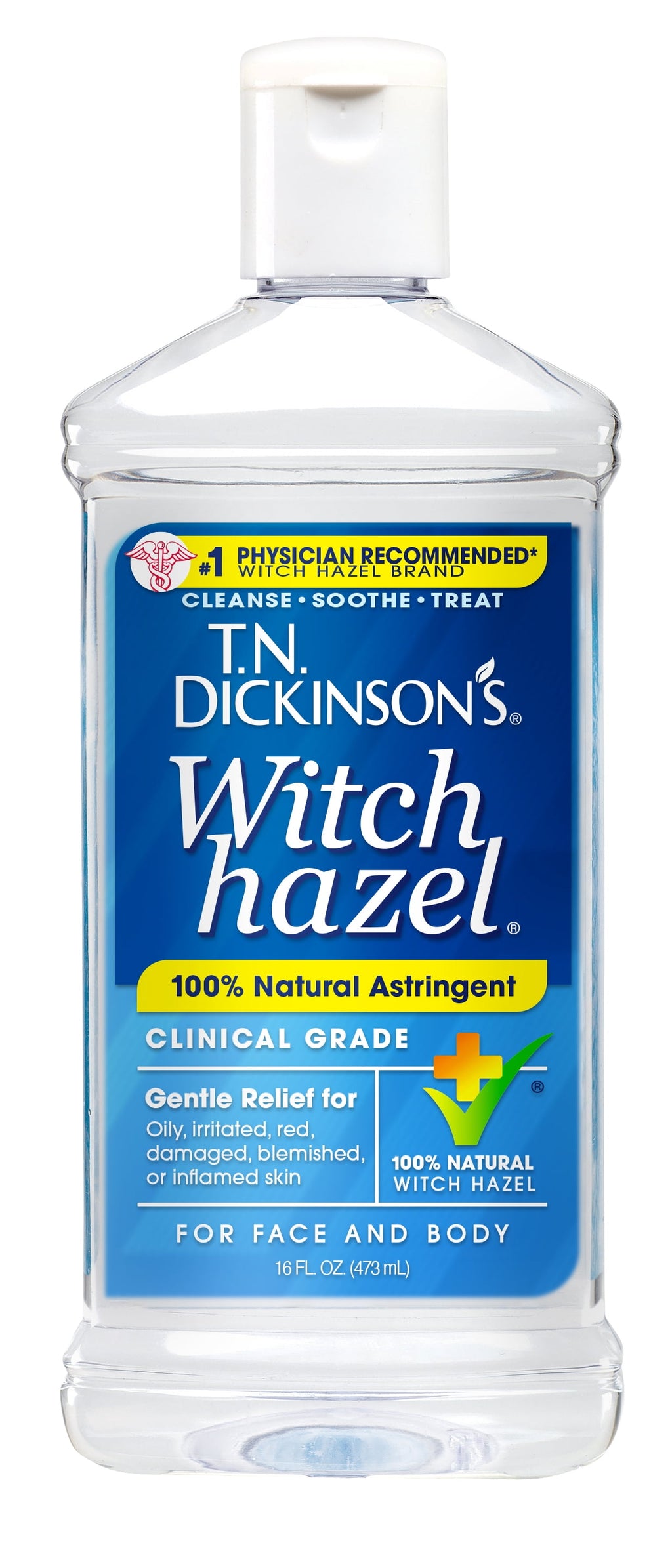 T.N. Dickinson's Witch Hazel Astringent, 100% Natural, 16 fl oz