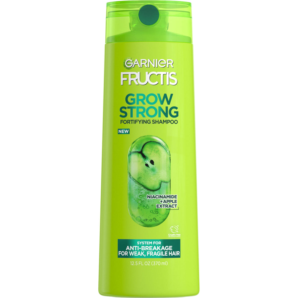 Garnier Fructis Grow Strong Fortifying Shampoo Ceramide and Apple Extract All Hair Types 12.5 fl oz