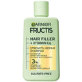 Garnier Fructis Hair Filler Vitamin Cg Strength Repair Shampoo, Adults, Damaged Hair, 10.1 fl oz