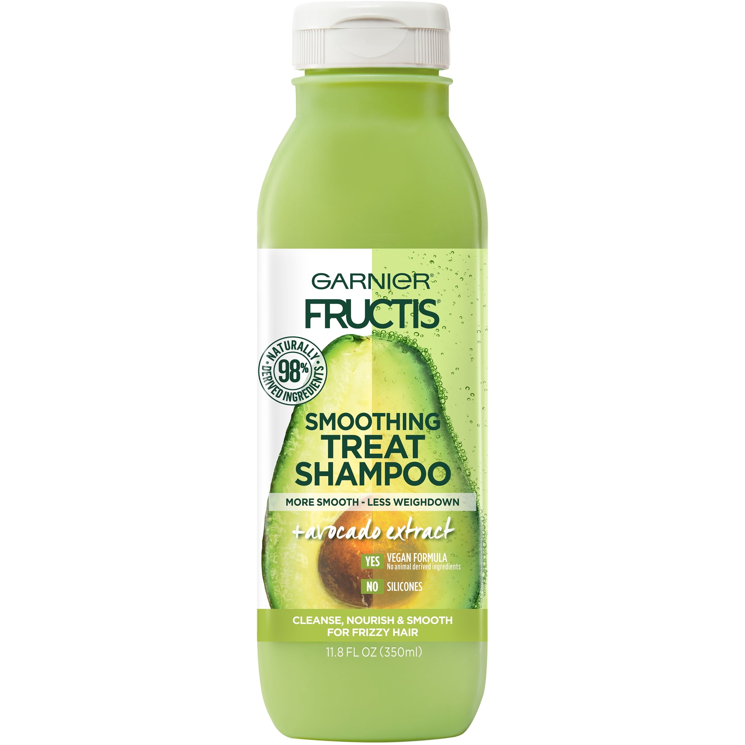 Garnier Fructis Smoothing Treat Shampoo with Avocado Extract, 11.8 fl oz