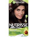 Garnier Nutrisse Nourishing Adult Hair Color Creme, 030 Darkest Brown Sweet Cola