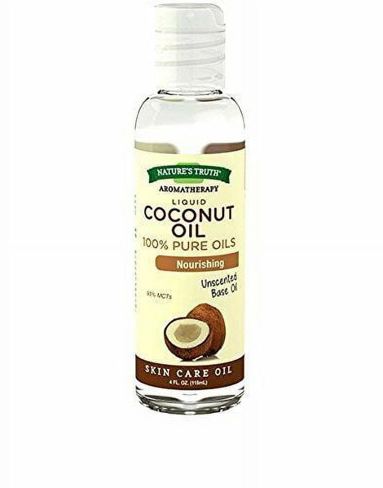 Nature's Truth Aromatherapy Pure Coconut Oil, 4oz. Per Bottle 5 Pack