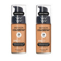Pack of 2 Revlon Colorstay Combination/Oily Makeup, Matte Finish, Toast 370