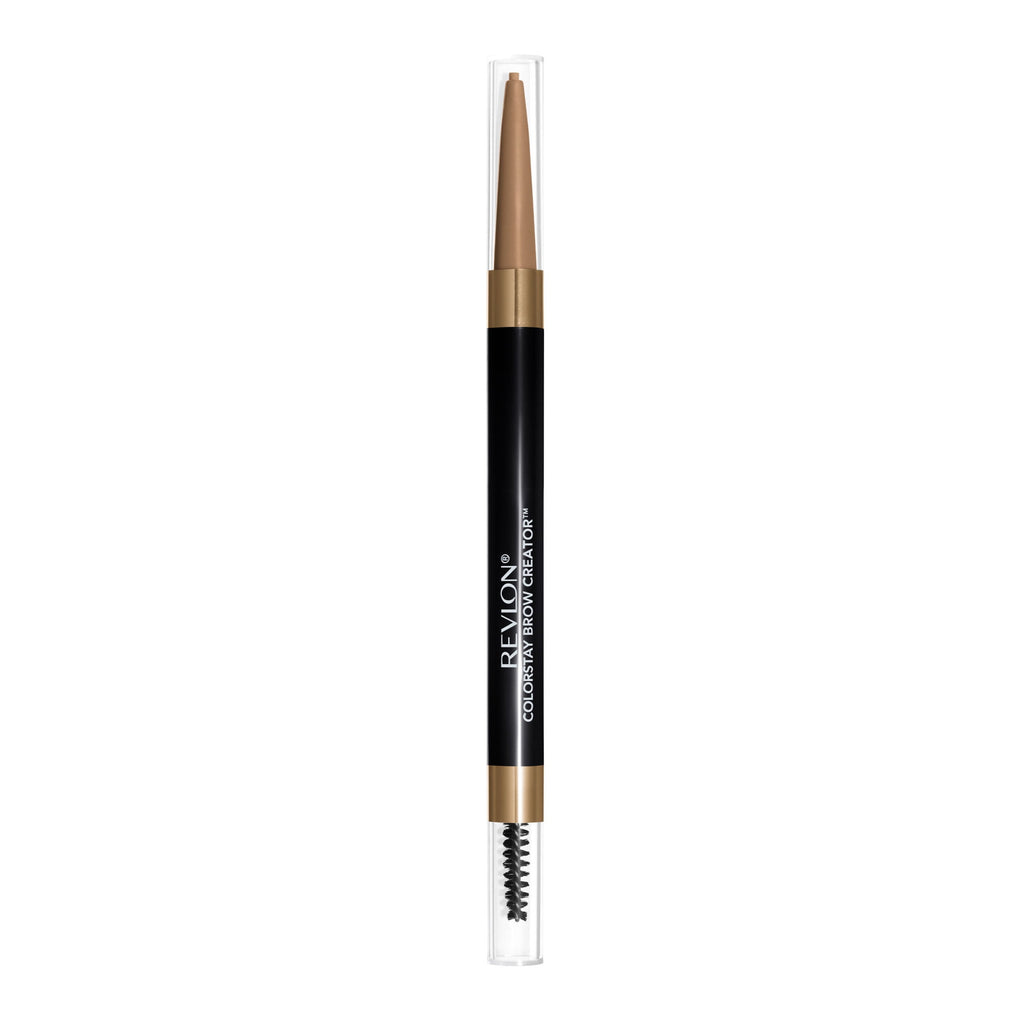 Revlon ColorStay Waterproof Brow Creator, 2-in-1 Eyebrow Pencil & Powder, 600 Blonde, 0.003 oz