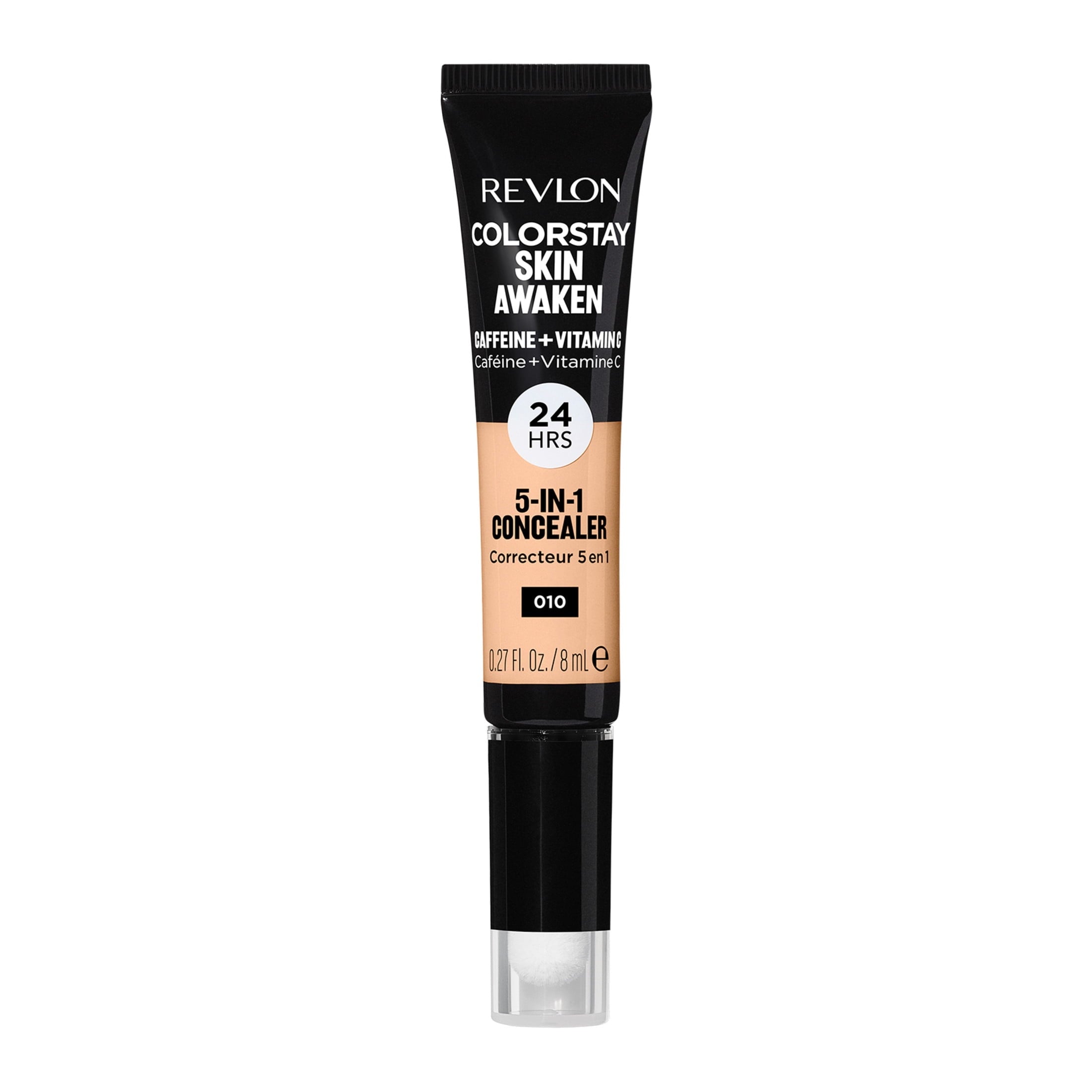 Revlon ColorStay Skin Awaken Cream Concealer Makeup, Longwear, 010 Vanilla, 0.27 fl oz