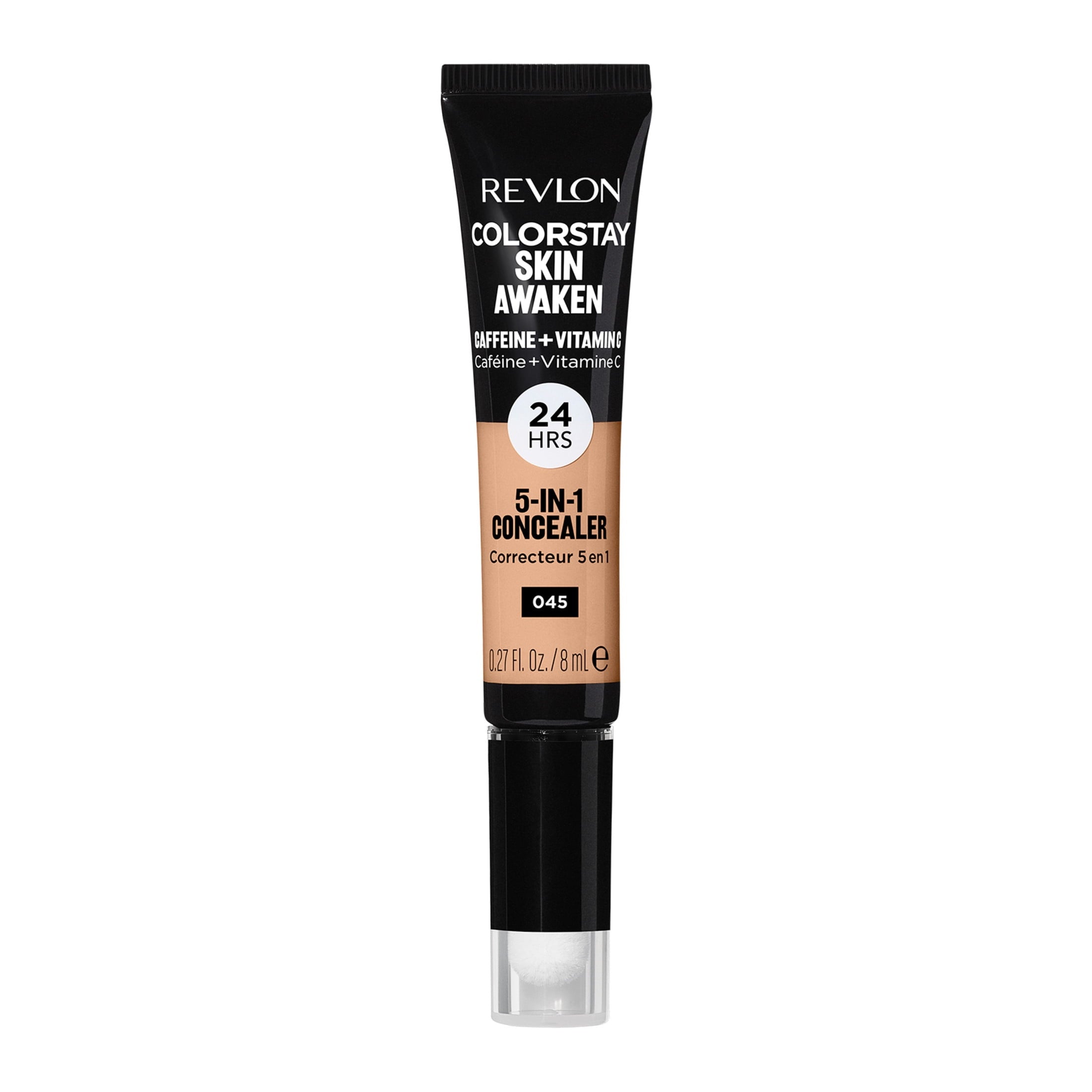 Revlon ColorStay Skin Awaken Cream Concealer Makeup, Longwear, 045 Honey, 0.27 fl oz