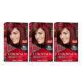 Revlon Colorsilk Beautiful Color Permanent Hair Color 3 Pack, 049 Auburn Brown, 3 Pack